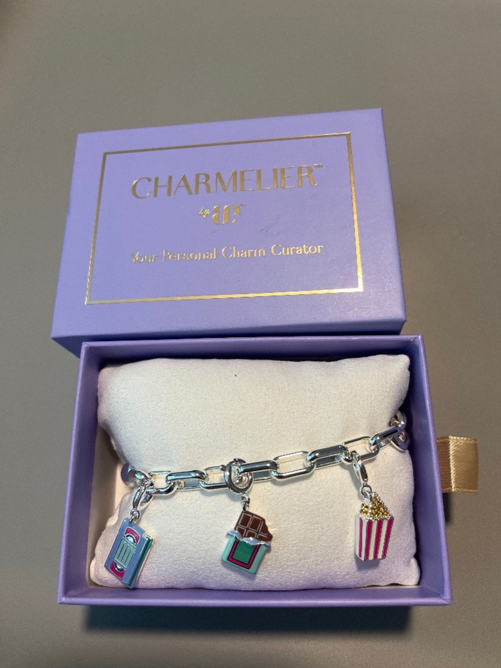 BR60837 Takin’ It Old School Charmelier Bracelet